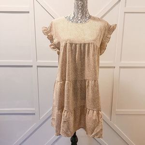 NWOT Oversized Dolly Ruffle Dress, size small casual / dress up